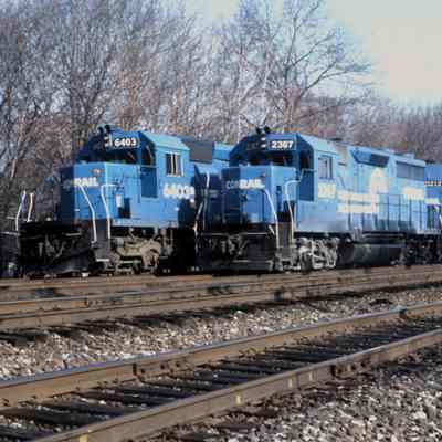 Conrail #6403 and #2367 at Ridgewood, NJ