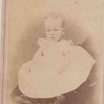 Albert Winter as a baby