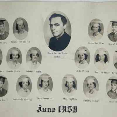 Immaculate Conception School Graduates 1958
