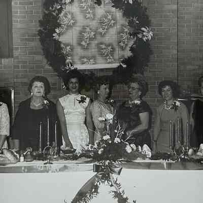 Photo of the ladies in the Elks Club taken December 20, 1962.