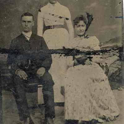 Anna Jane Bodine Young (right)