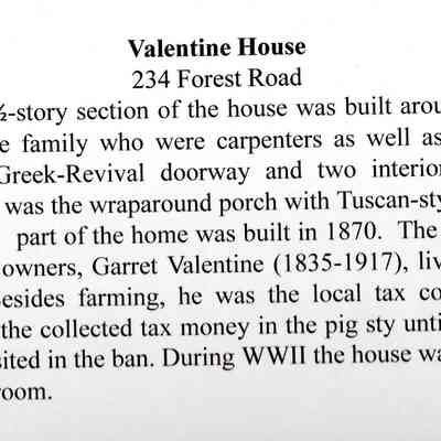 Valentine House Caption