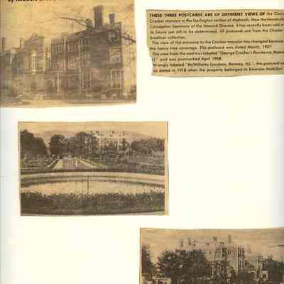 Crocker-McMillin Mansion Clippings