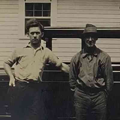 Clarence Wanamaker and Abe Van Horn