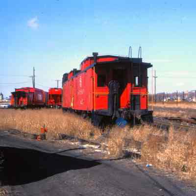 New York, Susquehanna, and Western Cabooses at Little Ferry, NJ