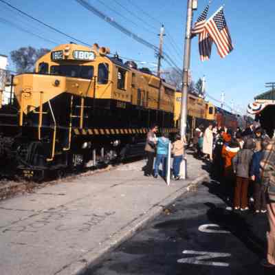 New York, Susquehanna and Western Railway #1802 at Pompton Lakes, NJ