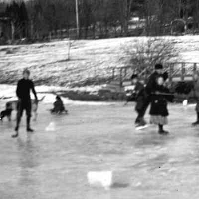 Ice Skating and Hockey on Miller's Pond