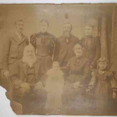 Carlough Family portrait, 1883
