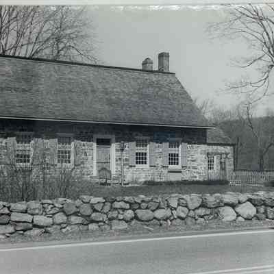A photo of the LaRoe- Van Horn House, built circa 1750. Photo was taken by Lee Vold on April 1st, 1995