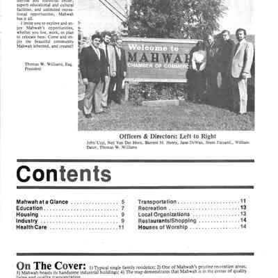 1984 Mahwah, New Jersey Booklet by the Mahwah Chamber of Commerce (Page 3)