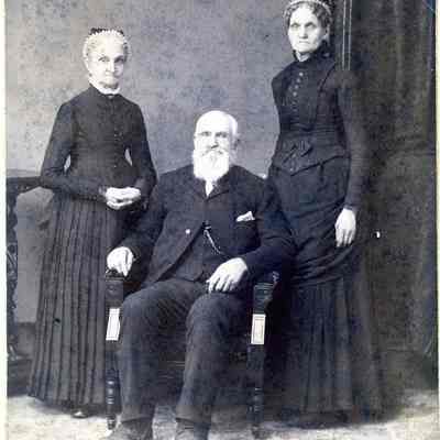 Edwin Fisher, Pamelia Fisher Harvey and Matilda Fisher Carpenter