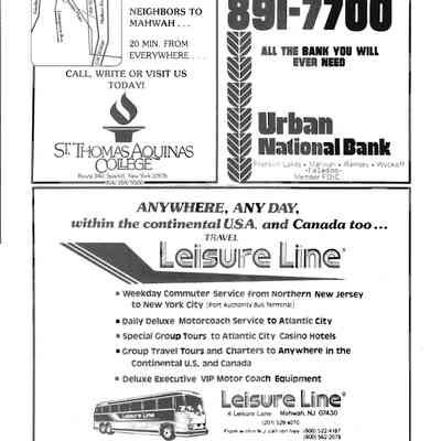 1984 Mahwah, New Jersey Booklet by the Mahwah Chamber of Commerce (Page 6)