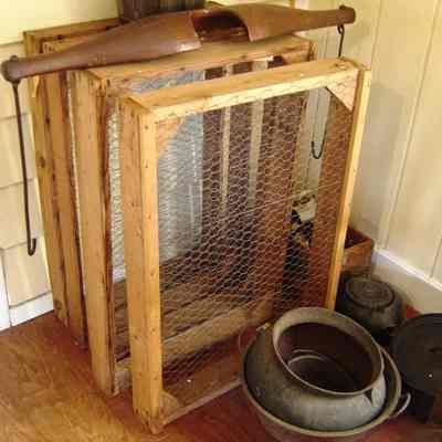 Root Cellar Storage Rack from the Bartholf Van-Voorhis Farm