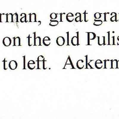 Garret G. Ackerman Caption