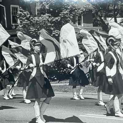 The Ramsey High School Color Guard