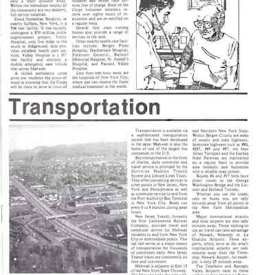 1984 Mahwah, New Jersey Booklet by the Mahwah Chamber of Commerce (Page 11)