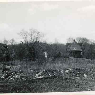 Backyard construction view