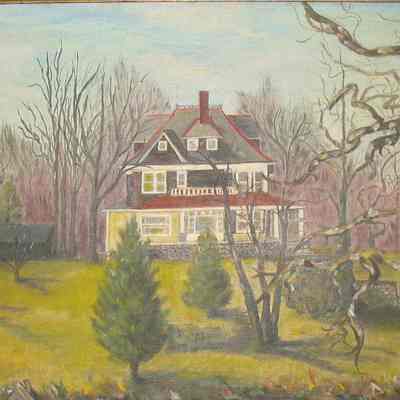 Painting of Winter House