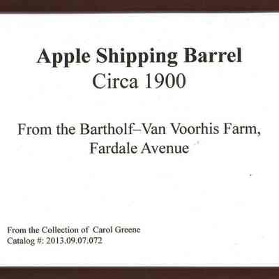 Apple Shipping Barrel Caption