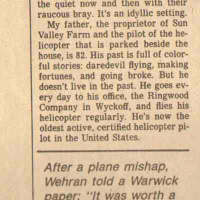 The Record: Fred Wehran, Pg. 4 (November 12, 1961)