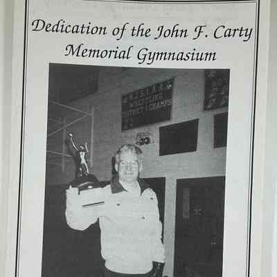 Dedication of the John F. Carty Memorial Gymnasium
