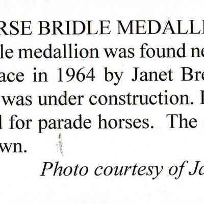 Horse Bridle Medallion Caption