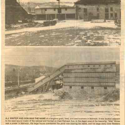 A. J. Winter and Son Grain, Feed, and Coal Business, ca 1950s