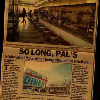 Newspaper Article on Pal's Diner pt1: Origformat: Artifact
