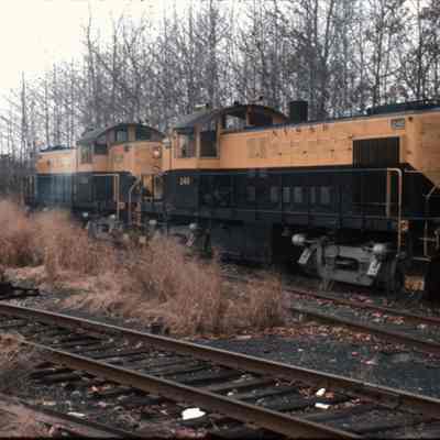 New York, Susquehanna, and Western #238 and #240 at Elmwood Park, NJ