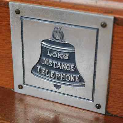 Bell "Long Distance Telephone" signature plate