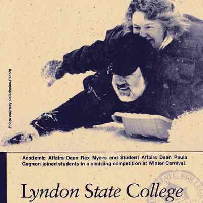 Admissions Visit Acknowledgement Postcard - Lyndon State College Circa 2000s - from the David & Beth Kanell Collection