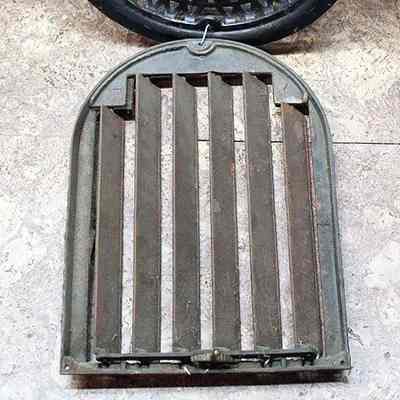 Fireplace Grate # 2 - Showing Baffle