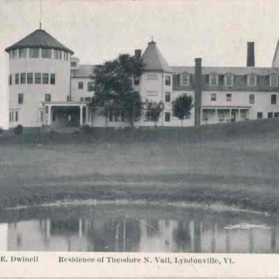 Vail Mansion Postcard Circa 1910 - from the David & Beth Kanell Collection