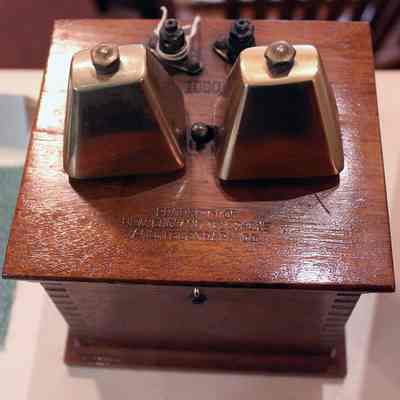 New England Telephone Desktop Ringer - top view