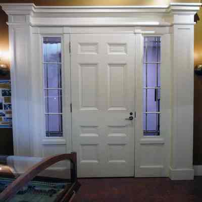 Vail Museum entrance from the interior: photo by John Dumville