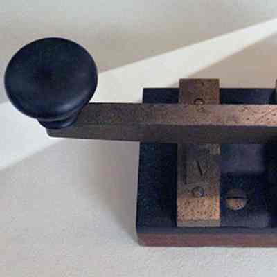 Telegraph Key From Vail Mansion (614)