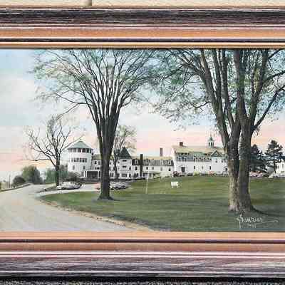 Vail Mansion hand-tinted color photograph (660)