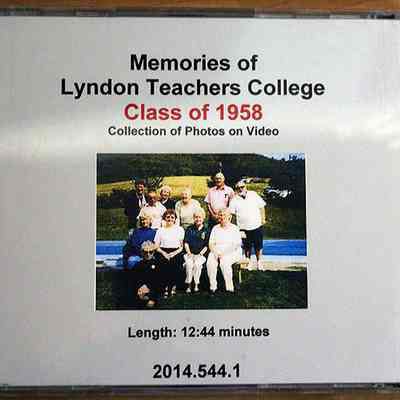Memories of Lyndon Teachers College - Class of 1958 - DVD - Back cover