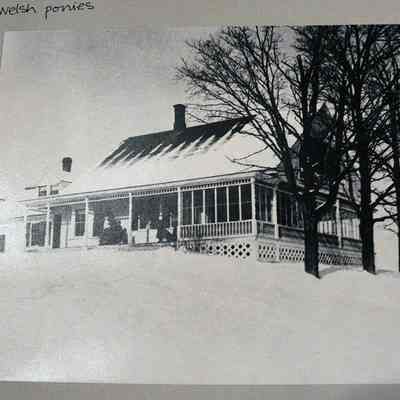 The original Bigelow farmhouse purchased by T.N. Vail in 1883
