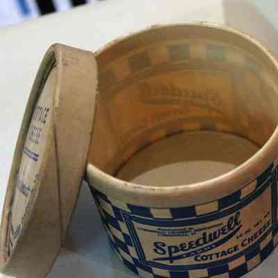 Speedwell Farms - Lyndonville Creamery container with lid removed