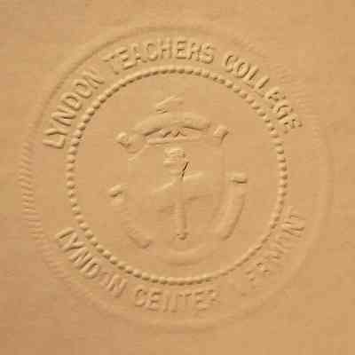 Image of the embosser as shown on parchment paper
