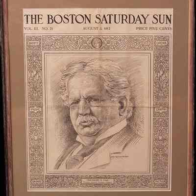 Boston Saturday Sun Supplement Cover - August 3, 1912 - T.N. Vail Etching (230)