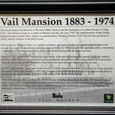 Vail Mansion mural descriptor