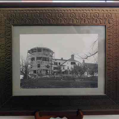 Vail Mansion: North Tower Under Construction Circa 1900 (681)