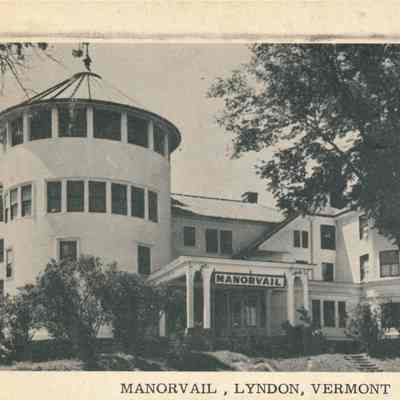 Manorvail Postcard - Lyndon, VT - from the David & Beth Kanell Collection