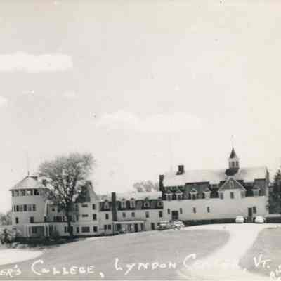Vail Mansion as Lyndon Teachers College Postcard Circa 1957 - from the David & Beth Kanell Collection