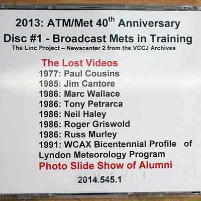 ATM/Met 40th Anniversary DVD - Disc #1 - 2013 - Back Cover
