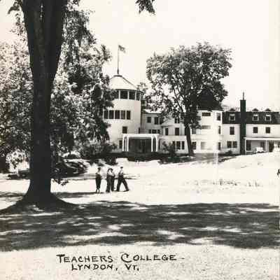 Vail Mansion as Lyndon Teachers College Postcard - from the David & Beth Kanell Collection