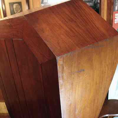 Hooded Armchair # 1: 3/4 back view - Photo by Michael Thurston