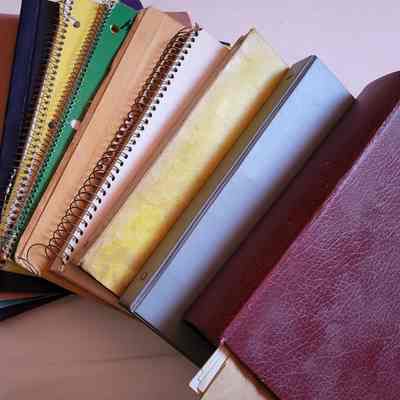 Notebooks, binders, loose notes / Jyoti Dharma